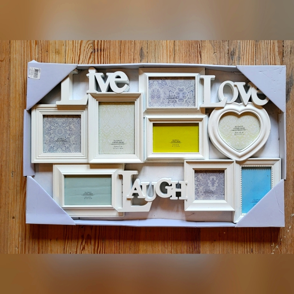 Live Laugh Love Picture Frame Home Decor